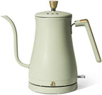 1 Liter Electric Gooseneck Kettle with Precision Pour Spout, Auto Shut Off, Cordless Design, 1200W (Sage Green) by Unknown