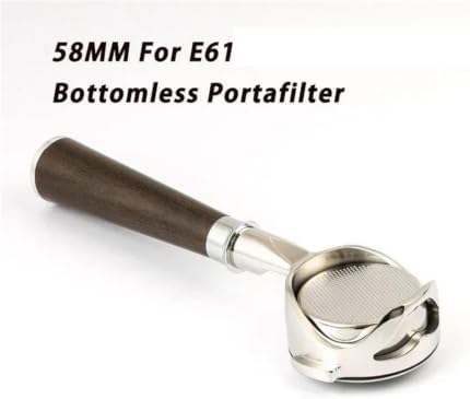 58MM Stainless Steel Espresso Coffee Filter For E61,Compatible With EXPOBAR,Compatible With Gemilai,Bottomless Hollow Portafilter Tool(58mm-E61-A2) - Image 2