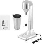 Electric Milkshake Blender Machine, 110V 2 Speeds Milkshake Maker & Milk Frother with 16.9 oz Stainless Steel Cup, Electric Drink Mixer for Malted Milk, Protein Shakes, Juices, Coffees by EcoTypee