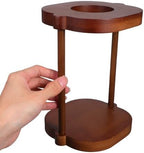 Wood Coffee Drip Stand for Xmas, Portable Pour-over Holder - Image 4