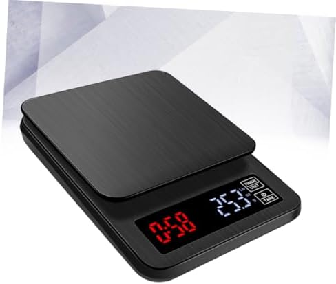 Cabilock Electronic Coffee Scale with Timer USB-Powered Kitchen Digital Scale for Cooking Baking and Precision Weighing with High Accuracy Sensors Black No Batteries Included - Image 4