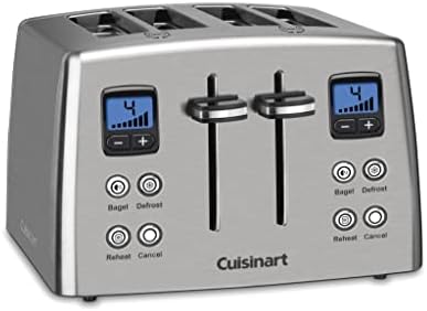 Cuisinart CPT-435P1 4-Slice Countdown Motorized Toaster, Stainless Steel & JK-17P1 Electric Cordless Tea Kettle, 1.7-Liter Capacity with 1500-Watts, Stainless Steel - Image 3