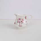 Guangyang 15-PCS Porcelain Tea Cup set for Adult,Purple Fancy Floral Pattern (A set Include 1-pcs 39 oz Teapot, 1-pcs 8 oz Sugar Bowl, 1-pcs 8oz Creamer and 6-pcs 7oz Cup and 6-pcs 5.5inche saucer) - Image 5
