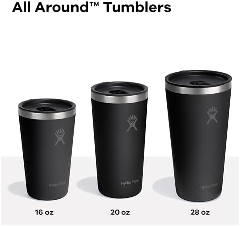 Hydro Flask All Around Tumbler Press-In Lid, Insulated Travel Mug, Stainless Steel Coffee Cup 20 Oz Utopia Purple - Image 4