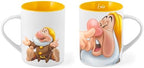 Home Disney New Bone China POP Mug Set of 12, 330cc - Snow White and the Seven Dwarfs Assorted Characters, Dishwasher and Microwave Safe - Image 3