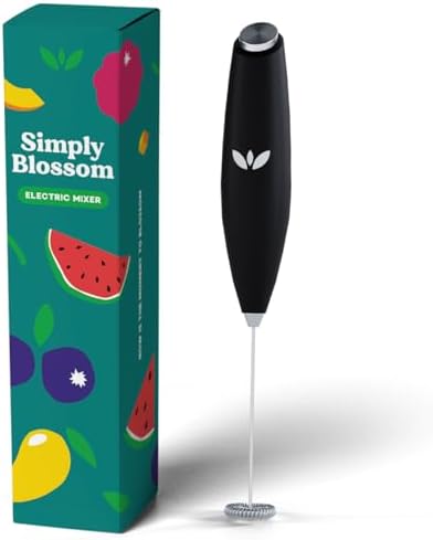 Simply Blossom Mixed Berrry + Handheld Milk Frother – Superfood & Probiotics for Women’s Health, Bloating Relief & Energy – Electric Mixer for Smooth Greens, Matcha & Protein Drinks - Image 4