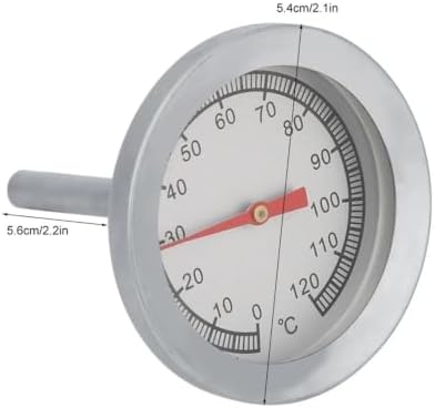 Stainless Steel Barbecue Thermometer Portable Cooking 0~120℃ for Outdoor - Image 3