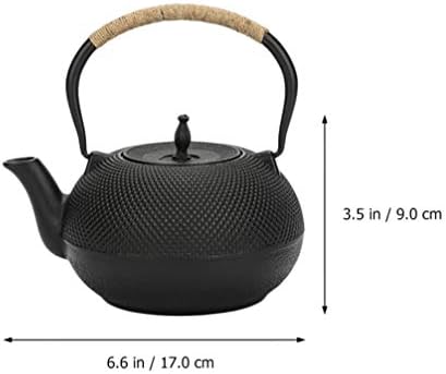 Rustic Cast Iron Tea Pot Vintage Tea Kettle with Infuser - Image 2