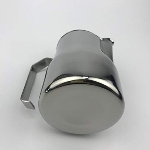 Kuguo 12, 17 or 25.6 oz 1.0mm Thickness Stainless Steel Milk Frothing Pitcher for Coffee Espresso Maker Foam Creamer Making Cup (17 oz (500ml)) - Image 4