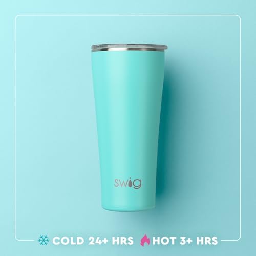 Swig Life 32oz Insulated Tumbler with Lid, Garden Party - Image 3