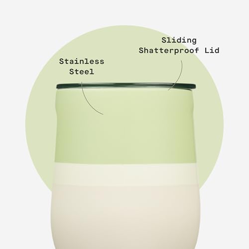 Corkcicle Stemless Wine Tumbler with Lid, 12oz, Star Wars Grogu - Image 5