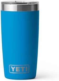 YETI Rambler 10 oz Tumbler, Stainless Steel, Vacuum Insulated with MagSlider Lid, Big Wave Blue - Image 3