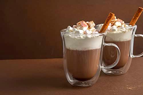 La Cafetière Double Walled Hot Chocolate Glasses Set of 2, 350ml - Image 2