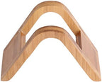 Gavigain Coffee Filter Holder Wooden Coffee Filter Coffee Filter Dispenser Holder Coffee Display Holder Filter Storage Rack Filter Holder Reusable Filter Bamboo Wood Coffee Filter Holder - Image 3