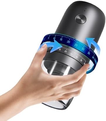 Electric Burr Coffee Grinder for Home Use, 38 Grind Settings, Adjustable Coffee Bean Grinder for Espresso, French Press & Pour Over Coffee, Stainless Steel Design by Sahar Global - Image 2