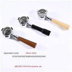 3 Ear Coffee Bottomless Portafilter 54mm，Compatible For Breville，Compatible For Sage，870 878 880 Replacement Filter Basket Barista Tool Espresso Accessory(54MM 3Ear-Rosewood C) - Image 4