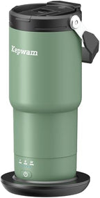 Kepwam Self-Heating Travel Mug T3,20oz Large Capacity Leak-Proof Heated Mug by Kepwam