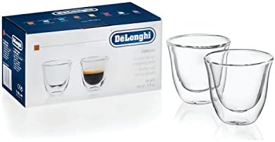 De'Longhi Stilosa Manual Espresso Machine, 13.5 x 8.07 x 11.22 inches & Stainless Steel Milk Frothing Pitcher, 12 ounce (350 ml), 12 oz & Double Walled Thermo Espresso Glasses, Set of 2 - Image 6