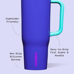 Corkcicle Cruiser Tumbler with Handle & Straw, 40 oz, Windbreaker - Image 4