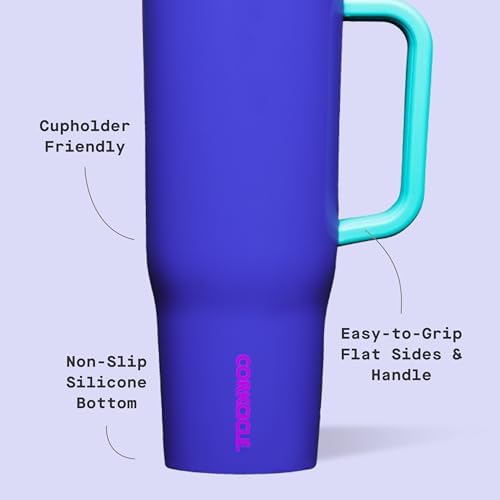 Corkcicle Cruiser Tumbler with Handle & Straw, 40 oz, Windbreaker - Image 4