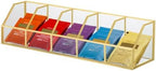 NCYP Glass Tea Bags Organizer, 14.5 x 3.6 x 3.6 Inches by NCYP