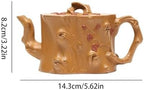 Tea Kettle Creative Handmade Purple Sand Pot Plum Pile Teapot Household Kung Fu Tea Set Ceramic Tea Infuser - Image 2