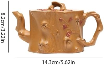 Tea Kettle Creative Handmade Purple Sand Pot Plum Pile Teapot Household Kung Fu Tea Set Ceramic Tea Infuser - Image 2