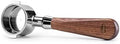51mm Espresso Bottomless Portafilter with 2 Ear | Fits De’Longhi ECP3420 / EC155 / BCO430 / EC260 Espresso Machine | Stainless Steel Basket and Walnut Handle | Espresso Accessories by CrossCreekLLC