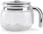 Smeg 50's Retro Style Aesthetic Drip Coffee Machine with 10 Cup Glass Carafe, Auto Start Feature, Keep Warm Plate, and Two Coffee Strength Settings (Black) - Image 3