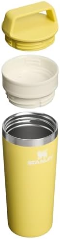 STANLEY Cafe To Go Travel Mug 16 oz | Leakproof Two-Part Drink Through Lid | Tumbler Cup for Coffee, Tea and Drinks | Insulated Stainless Steel Coffee Mug | BPA-Free | Daffodil - Image 2