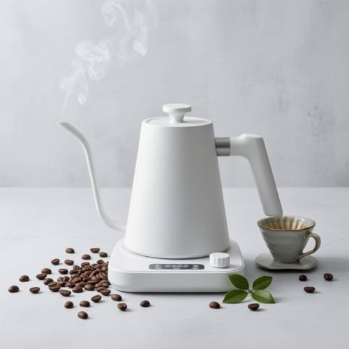 Electric Kettle Gooseneck With Stream Temperature Control With LED Display Fast Heating Food Grade Stainless Steel suitable for pour over shared home use, color to 3 - Image 6