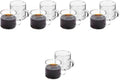 STOBAZA 10pcs Glass Mugs Espresso Mugs Lids Design Small Drinking Cups for Coffee Tea by EaseLiving