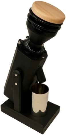 Turin SK40 Single Dose Grinder | 40mm Stainless Steel Conical Burrs, Stepless Adjustment, Tilted Base, Low Retention – Black or White (Black) by Unknown