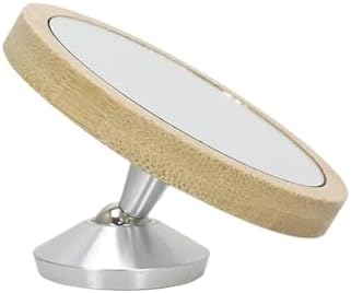 Magnetic Espresso Extraction Shot Mirror, Flow Rate Lens for Bottomless Portafilter Monitoring(Bamboo Silver Base) by Unknown