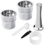 Stainless Steel Refillable Coffee Maker Filter,Coffee Capsule Pod，Compatible With Illy，X7.1 Y5 Mahine(3pc-TI) - Image 2