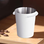 Coffee Dosing Cup 58mm Stainless Steel Mug for Espresso Machine (Silver L) - Image 3