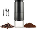 Portable Electric Coffee Grider with 40 Adjustable Levels Fine to Coarse Setting, Ceramic Conical Burr, for Home, Office, Travel, Camping, 1800mAH Rechargeable (black A, ceramic burr) by Unknown