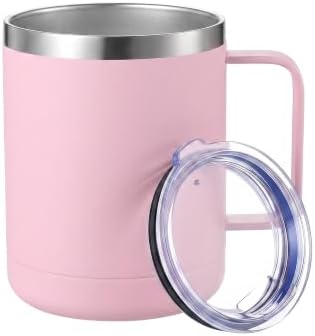 MEWAY Coffee Mug With Handle,Coffee Tumbler,Coffee Cup… (32, Pink) - Image 2