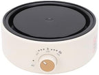 Haofy Electric Hot Plate 500W Portable Tea Stove Small Countertop Burner with Auto Shut Off for Brewing Water, Mini Electric Stove White (US Plug 110V) by Haofy