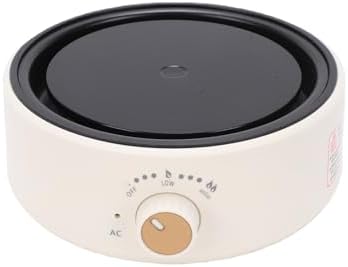 Haofy Electric Hot Plate 500W Portable Tea Stove Small Countertop Burner with Auto Shut Off for Brewing Water, Mini Electric Stove White (US Plug 110V) by Haofy