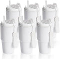 PYD Life 6 Pack Sublimation Coffee Tumblers 20 OZ with Lid and Straw by PYDLife