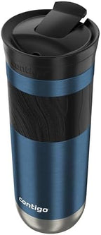 Contigo Byron 2.0 Stainless Steel Travel Mug with Snapseal Lid and Grip, Blueberry, Great for hot and cold beverages, 20 oz (Pack of 4) - Image 4