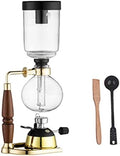 JITEM Cafetera Syphon Coffee Maker Manual Retro Vacuum Glass Siphon Pot Percolators 1-5 Cups Glass Tabletop Siphon Coffee Maker for Coffee or Tea by Unknown