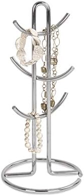 Spectrum Diversified Euro 6 Holder, Alloy Steel, Countertop Mug Tree, Mugs & Tea Cup Storage Rack, Coffee Counter Bar Accessory & Kitchen Organizer, 1 Count (Pack of 1), Chrome - Image 6