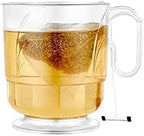 Lillian Tablesettings Elegance 320 Pack 8 oz Heavyweight Disposable Clear Coffee Mugs with Handle, Plastic Tea & Hot Beverage Cups, Crystal Clear Drinkware for Parties & Catering - Image 4