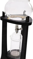 Cold Brew Drip Coffee Maker, 600ml/20.29 Ice Coffee Brewer Machine Cold-Drip Coffee Tower with Glass Container Wood Stand for Home Office - Image 7