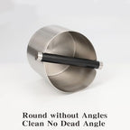 Italian Espresso Tapping Box, Stainless Steel Coffee Grinding Tapping Box, With Detachable Tapping Rod And Anti Slip Rubber Base (Silver) - Image 6