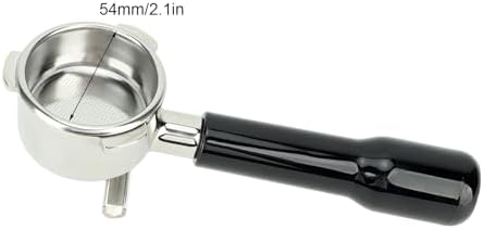 Bottomless Portafilter 54mm, Compatible with 870/880 Series Espresso Machines, Stainless Steel Accessory (Black) - Image 7