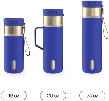 Contigo SnapSeal 20 oz Stainless Steel Vacuum-Insulated Water Bottle with Leakproof AutoClose Lid (Straw-Compatible) & Side Handle, BPA-Free & Lead-Free, Dishwasher Safe - Image 4