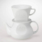 Karita Kalita Ceramic Coffee Pot, Hasami Ware, 23.7 fl oz (700 ml), Made in Japan, Drip Equipment, #35197, Porcelain, Stylish, Camping, Outdoors, Coffee House, Antique, Wedding, Celebration, Gift, - Image 2